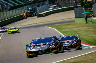 #63 Orange 1 FFF Racing Team CHN Lamborghini Huracan GT3 Evo - Andrea Caldarelli ITA Marco Mapelli ITA Dennis Lind DNK, Pre-Qualifying
