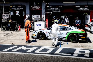 #12 GPX Racing UAE Porsche 911 GT3-R (991.II) - Patrick Pilet FRA Mathieu Jaminet FRA Matt Campbell AUS, Pit Lane, Pre-qualifying
