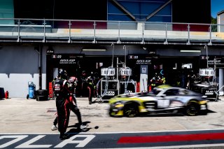 #87 AKKA ASP FRA Mercedes-AMG GT3 Pro-Am Cup Jean-Luc Beaubelique FRA Fabien Barthez FRA Jim Pla FRA, Pit Lane, Pre-qualifying
