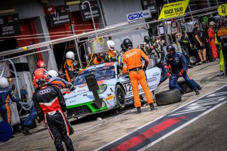 #12 GPX Racing UAE Porsche 911 GT3-R (991.II) - Patrick Pilet FRA Mathieu Jaminet FRA Matt Campbell AUS, Pitlane, Race
