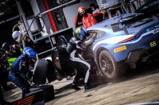 #159 Garage 59 GBR Aston Martin Vantage AMR GT3 Silver Cup Valentin Hasse Clot FRA - - Andrew Watson GBR, Pitlane, Race
