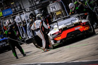 #56 Dinamic Motorsport ITA Porsche 911 GT3-R (991.II) Silver Cup Andrea Rizzoli ITA Mikkel O. Pedersen DNK Adrien de Leener BEL, Pitlane, Race
