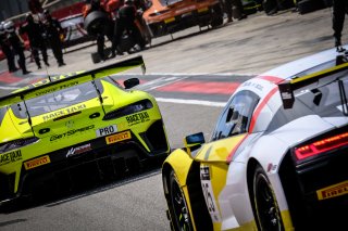 #100 GetSpeed DEU Mercedes-AMG GT3 - Fabian Schiller DEU Maxi Buhk DEU Alessio Lorandi ITA, Pitlane, Race
