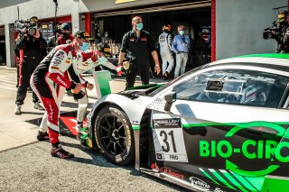#31 Belgian Audi Club Team WRT BEL Audi R8 LMS GT3 - Mirko Bortolotti ITA Matthieu Vaxiviere FRA Kelvin van der Linde ZAF, race
