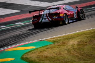 #52 AF Corse ITA Ferrari 488 GT3 Pro-Am Cup Niek Hommerson NDL Louis Machiels BEL Andrea Bertolini ITA, Official Test Session
