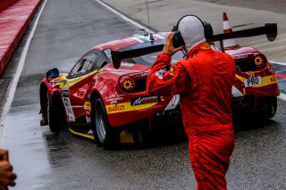 #51 AF Corse ITA Ferrari 488 GT3 - Alessandro Pier Guidi ITA Nicklas Nielsen DNK James Calado GBR, Official Test Session, Pitlane
