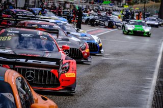 #5 Haupt Racing Team DEU Mercedes-AMG GT3 Silver Cup Hubert Haupt DEU Sergey Afanasiev RUS Finlay Hutchison GBR, Official Test Session, Pitlane
