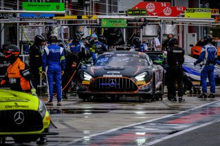 #44 SPS Automotive Performance DEU Mercedes-AMG GT3 Pro-Am Cup Christian Hook DEU Florian Scholze DEU Nico Bastian DEU, Official Test Session, Pitlane

