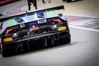 #163 Emil Frey Racing CHE Lamborghini Huracan GT3 Evo - Albert Costa ESP Franck Perera FRA Giacomo Altoè ITA, Official Test Session, Pitlane
