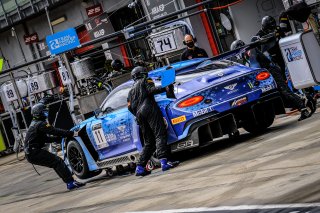 #11 Team Parker Racing GBR Bentley Continental GT3 Silver Cup Euan McKay GBR Frank Bird GBR Nicolai Kjaergaard DNK, Official Test Session, Pitlane
