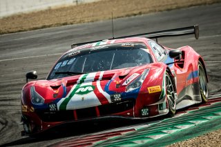 #52 AF Corse ITA Ferrari 488 GT3 Pro-Am Cup Louis Machiels BEL Andrea Bertolini ITA, Free practice 1
