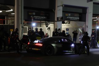 #55 Attempto Racing DEU Audi R8 LMS GT3 - Tommaso Mosca ITA Mattia Drudi ITA, Pitlane, Race 1
