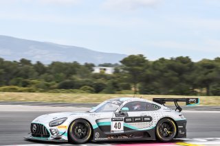 #40 SPS automotive performance DEU Mercedes-AMG GT3 Miklas Born CHE Yannick Mettler CHE Jordan Love AUS Silver Cup, Free Practice
