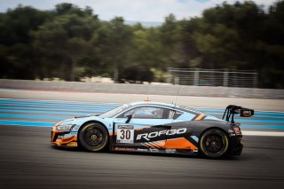 #30 Team WRT BEL Audi R8 LMS GT3 James Pull GBR Stuart Hall GBR Benjamin Goethe MCO Silver Cup, Free Practice
