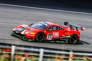 #33 Rinaldi Racing DEU Ferrari 488 GT3 David Perel ZAF Benja Hites CHL Silver Cup, Free Practice
