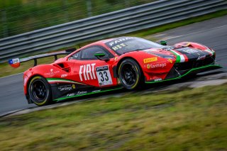 #33 Rinaldi Racing DEU Ferrari 488 GT3 David Perel ZAF Benja Hites CHL Silver Cup, Qualifying 1
