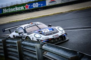 #54 Dinamic Motorsport ITA Porsche 911 GT3-R (991.II) Adrien De Leener BEL Christian Engelhart DEU Pro, Qualifying 2
