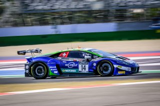 #14 Emil Frey Racing CHE Lamborghini Huracan GT3 Evo Ricardo Feller CHE Alex Fontana CHE Silver Cup, Qualifying 1

