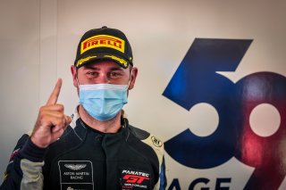 #188 Garage 59 GBR Aston Martin Vantage AMR GT3 Alexander West SWE Jonny Adam GBR Pro-Am Cup, Poleman, Qualifying 2
