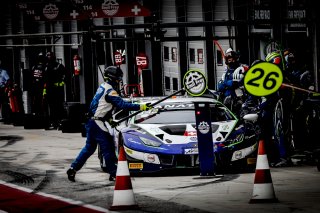 #14 Emil Frey Racing CHE Lamborghini Huracan GT3 Evo Ricardo Feller CHE Alex Fontana CHE Silver Cup, Pitlane, Race 2
