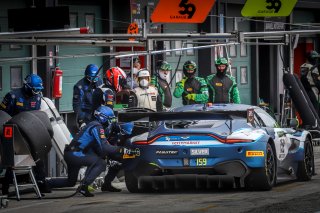 #159 Garage 59 GBR Aston Martin Vantage AMR GT3 Tuomas Tujula FIN Nicolai Kjaergaard DNK Silver Cup, Pitlane, Race 2
