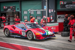 #52 AF Corse ITA Ferrari 488 GT3 Louis Machiels BEL Andrea Bertolini ITA Pro-Am Cup, Pitlane, Race 2
