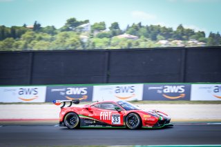#33 Rinaldi Racing DEU Ferrari 488 GT3 Patrick Kujala FIN Benja Hites CHL Silver Cup, Official Paid Test Session