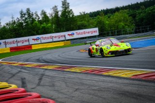 #166 Hägeli by T2 Racing CHE Porsche 911 GT3-R (991.II) Pieder Decurtins CHE Manuel Lauck DEU Marc Basseng DEU Dennis Busch DEU AM Cup, Bronze Test
