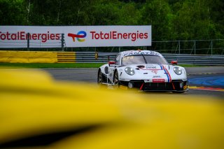 #23 Huber Motorsport DEU Porsche 911 GT3-R (991.II) Nicolas Leutwiler CHE Ivan Jacoma CHE Jacob Schell DEU Nico Menzel DEU AM Cup, Bronze Test
 | SRO / Dirk Bogaerts Photography