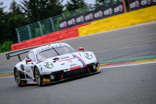 #23 Huber Motorsport DEU Porsche 911 GT3-R (991.II) Nicolas Leutwiler CHE Ivan Jacoma CHE Jacob Schell DEU Nico Menzel DEU AM Cup, Bronze Test
 | SRO / Dirk Bogaerts Photography