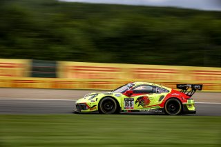#166 Haegeli by T2 Racing CHE Porsche 911 GT3-R (991.II) Pieder Decurtins CHE Manuel Lauck DEU Marc Basseng DEU Dennis Busch DEU AM Cup, Free Practice
