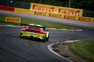 #166 Haegeli by T2 Racing CHE Porsche 911 GT3-R (991.II) Pieder Decurtins CHE Manuel Lauck DEU Marc Basseng DEU Dennis Busch DEU AM Cup, Free Practice
