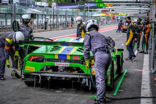 #666 VS Racing ITA Lamborghini Huracan GT3 Evo Glenn Van Berlo NLD Baptiste Moulin BEL Yuki Nemoto JPN Martin Rump EST Silver Cup, Free Practice, Pitlane
