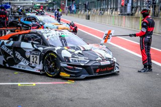 #32 Audi Sport Team WRT BEL Audi R8 LMS GT3 - - Dries Vanthoor BEL Kelvin van der Linde ZAF Charles Weerts BEL Pro Cup IGTC, Free Practice, Pitlane
