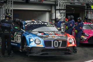 #107 CMR FRA Bentley Continental GT3 Ulysse De Pauw BEL Pierre-Alexadre Jean FRA Stuart White ZAF Nelson Panciatici FRA Silver Cup, Pitlane, Pre-Qualifying
