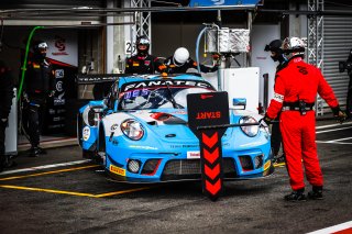 #61 EBM Giga Racing MYS Porsche 911 GT3-R (991.II) Adrian Henry D' Silva MYS Reid Harker NZL Will Bamber NZL Carlos Rivas LUX Pro-Am Cup IGTC, Pitlane, Pre-Qualifying
