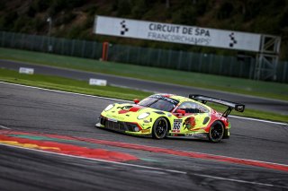 #166 Haegeli by T2 Racing CHE Porsche 911 GT3-R (991.II) Pieder Decurtins CHE Manuel Lauck DEU Marc Basseng DEU Dennis Busch DEU AM Cup, Qualifying
