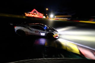 #93 SKY - Tempesta Racing GBR Ferrari 488 GT3 Matteo Cressoni ITA Chris Froggatt GBR Jonathan Hui HKG Eddie Cheever ITA Pro-Am Cup IGTC, Night Practice
