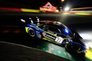 #77 Barwell Motorsport GBR Lamborghini Huracan GT3 Evo Sandy Mitchell GBR Leo Machitski RUS Miguel Ramos PRT Henrique Chaves PRT Pro-Am Cup IGTC, Night Practice
