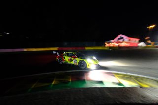 #166 Haegeli by T2 Racing CHE Porsche 911 GT3-R (991.II) Pieder Decurtins CHE Manuel Lauck DEU Marc Basseng DEU Dennis Busch DEU AM Cup, Night Practice
