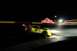 #166 Haegeli by T2 Racing CHE Porsche 911 GT3-R (991.II) Pieder Decurtins CHE Manuel Lauck DEU Marc Basseng DEU Dennis Busch DEU AM Cup, Night Practice
