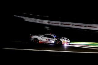 #93 SKY - Tempesta Racing GBR Ferrari 488 GT3 Matteo Cressoni ITA Chris Froggatt GBR Jonathan Hui HKG Eddie Cheever ITA Pro-Am Cup IGTC, Night Practice
