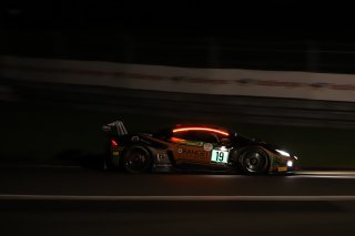 #19 Orange 1 FFF Racing Team CHN Lamborghini Huracan GT3 Evo Stefano Costantini ITA Phil Keen GBR Bertrand Baguette  BEL Hiroshi Hamaguchi JPN Pro-Am Cup IGTC, Night Practice
