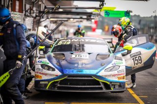 #159 Garage 59 GBR Aston Martin Vantage AMR GT3 Tuomas Tujula  FIN Alex MacDowall GBR Valentin Hasse Clot FRA Nicolai Kjaergaard DNK Silver Cup, Pitlane, Race
