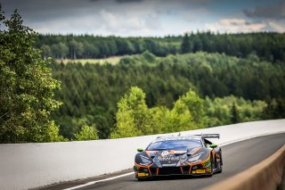 #63 Orange 1 FFF Racing Team CHN Lamborghini Huracan GT3 Evo - - Mirko Bortolotti ITA Marco Mapelli ITA Andrea Caldarelli ITA Pro Cup IGTC, Pitlane
 | SRO / Patrick Hecq Photography