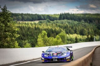 #114 Emil Frey Racing CHE Lamborghini Huracan GT3 Evo - - Arthur Rougier FRA Konsta Lappalainen FIN Jack Aitken GBR Pro Cup, Pitlane
