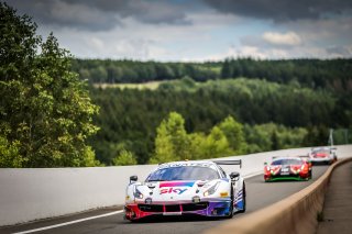 #93 SKY - Tempesta Racing GBR Ferrari 488 GT3 Matteo Cressoni ITA Chris Froggatt GBR Jonathan Hui HKG Eddie Cheever ITA Pro-Am Cup IGTC, Pitlane
 | SRO / Patrick Hecq Photography