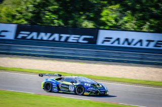 #77 Barwell Motorsport GBR Lamborghini Huracan GT3 Evo Henrique Chaves PRT Miguel Ramos PRT Adrian Amstutz CHE Pro-Am Cup, Bronze Test
