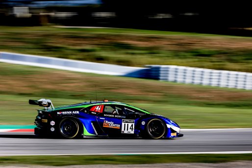 #114 Emil Frey Racing CHE Lamborghini Huracan GT3 Evo Konsta Lappalainen FIN Jack Aitken GBR Arthur Rougier FRA Pro Cup, Paid Test Session 1
 | SRO / Patrick Hecq Photography