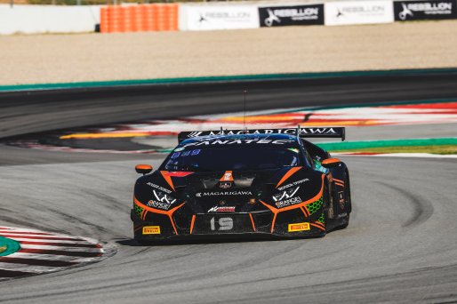 #19 Orange 1 FFF Racing Team CHN Lamborghini Huracan GT3 Evo Phil Keen GBR Stefano Costantini ITA Hiroshi Hamaguchi JPN Pro-Am Cup, Bronze Test
 | SRO / Patrick Hecq Photography